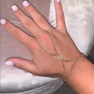 Clair Evil Eye Bracelet/Ring in Rose Gold